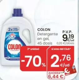 Colon - Detergente En Gel