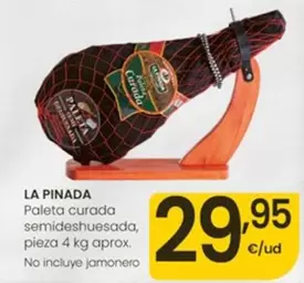 La Pinada - Paleta Curada Semideshuesada