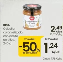 Ibsa - Cebolla Caramelizada Con Aceite De Oliva