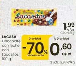 Lacasa - Chocolate Con Leche Con Lacasitos