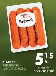 almirez - Pepperoni Lonchas