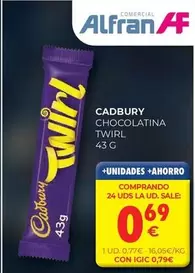 Cadbury - Chocolatina Twirl