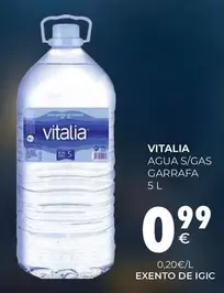 Vitalia - Agua S/Gas Garrafa
