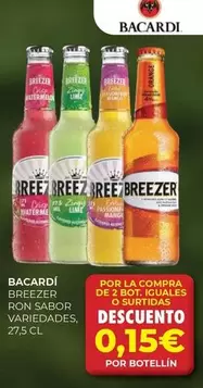 Bacardi - Breezer Ron Sabor