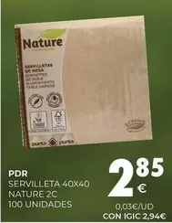 Nature - Servilleta 40x40  2c