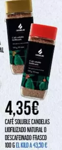 Candelas - Cafe Soluble Liofilizado Natural O Descafeinado Frasco