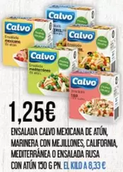 Calvo - Ensalada Mexicana De Atún, Marinera Con Mejillones, California, Mediterranea O Ensalada Rusa