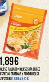 Ifa Eliges - Queso Rallado 4 Quesos