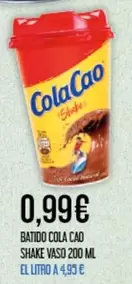 Cola Cao - Batido  Shake Vaso