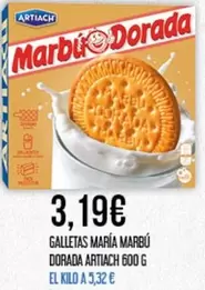 Artiach - Galletas Mará Marbú Dorada