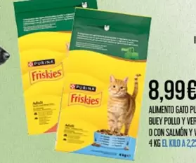 Purina - Alimento Gato Buey Pollo Y Vert O Con Salmon Y 4 Kg