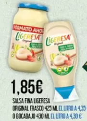 Ligeresa - Salsa Fina Original Frasco O Bocabajo