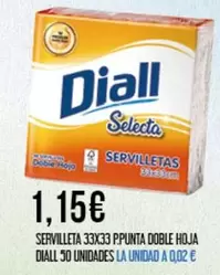 diall - Servilleta 33x33