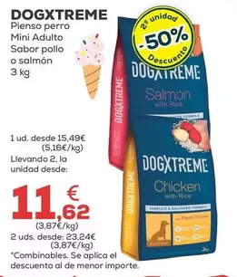 Dogxtreme - Pienso Perro Mini Adulto Sabor Pollo O Salmon
