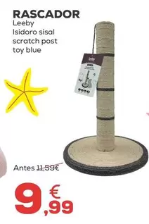 Leeby - Rascador Isidoro Sisal Scratch Post Toy Blue