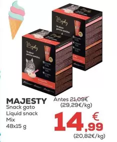 Majesty - Snack Gato Liquid Snack Mix