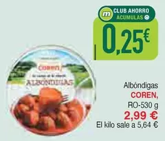 Coren - Albondigas Ro-530g