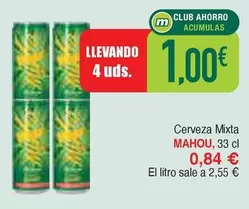 Mahou - Cerveza Mixta