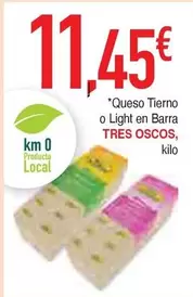 Tres Oscos - Queso Tierno O Light En Barra