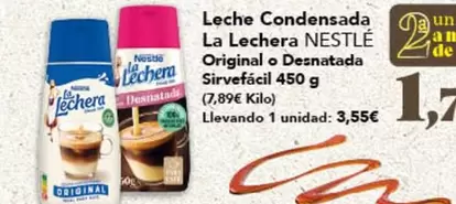 Nestlé - Leche Condensada La Lechera Original O Desnatada