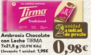 Tirma - Ambrosia Chocolate Con Leche