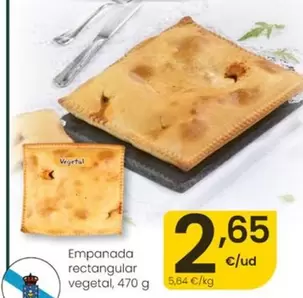 Empanada Rectangular Vegetal
