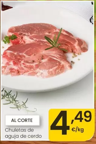 Chuletas De Aguja De Cerdo