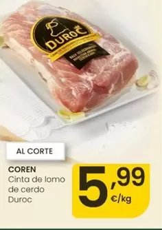 Coren - Cinta De Lomo De Cerdo Duroc