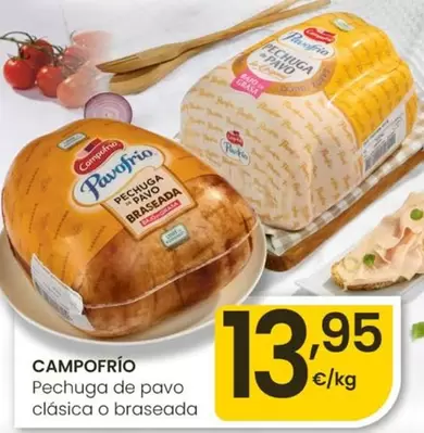 Campofrío - Pechuga De Pavo Clasica O Braseada