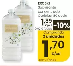 Eroski - Suavizante Concentrado Caricias