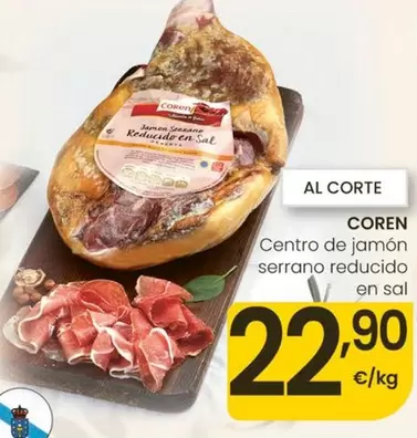 Coren - Centro De Jamon Serrano Reducido En Sal