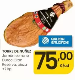 Torre de Núñez - Jamon Serrano Duroc Gran Reserva