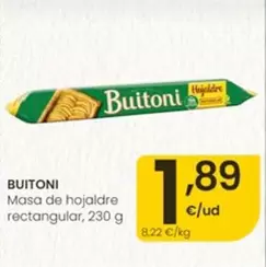 Buitoni - Masa De Hojaldre Rectangular