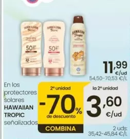 Hawaiian Tropic - En Los Protectores Solares