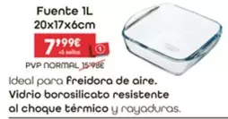 Pyrex - Fuente 1l 20x17x6cm