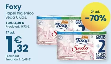 Foxy - Papel Higienico Seda