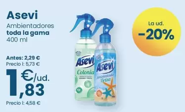 Asevi - Ambientadores Toda La Gama