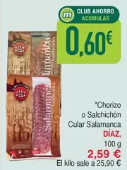 Salamanca - Chorizo O Salchichon Cular