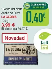 Gloria - Bonito Del Norte Aceite De Oliva