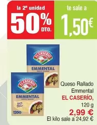 El Caserío - Queso Rallado Emmental