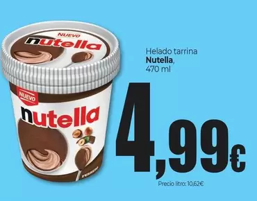 Nutella - Helado Tarrina