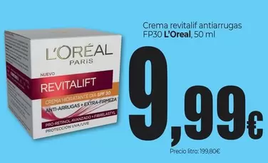 L'Oréal - Crema Revitalif Antiarrugas FP30 
