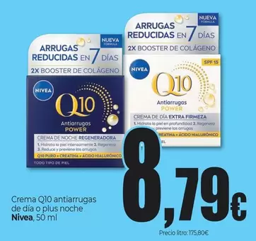 Nivea - Crema Q10 Antiarrugas De Dia O Plus Noche