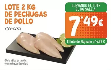 Lote De Pechugas De Pollo