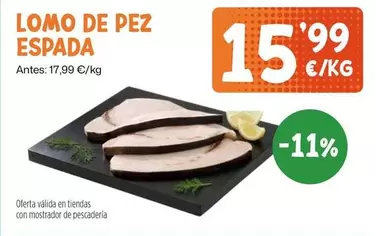 Lomo De Pez Espada