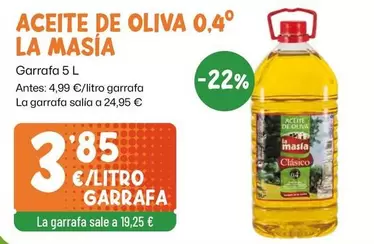 La Masía - Aceite De Oliva