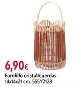 Farolillo Cristal/cuerdas