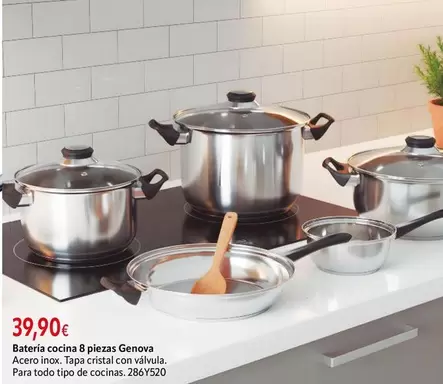 Genova - Bateria Cocina 8 Piezas