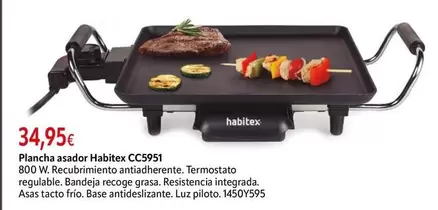 Habitex - Plancha Asador Cc5951