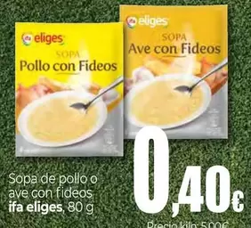Ifa Eliges - Sopa De Pollo O Ave Con Fideos